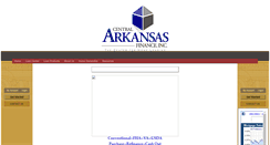 Desktop Screenshot of centralarkansasfinance.com